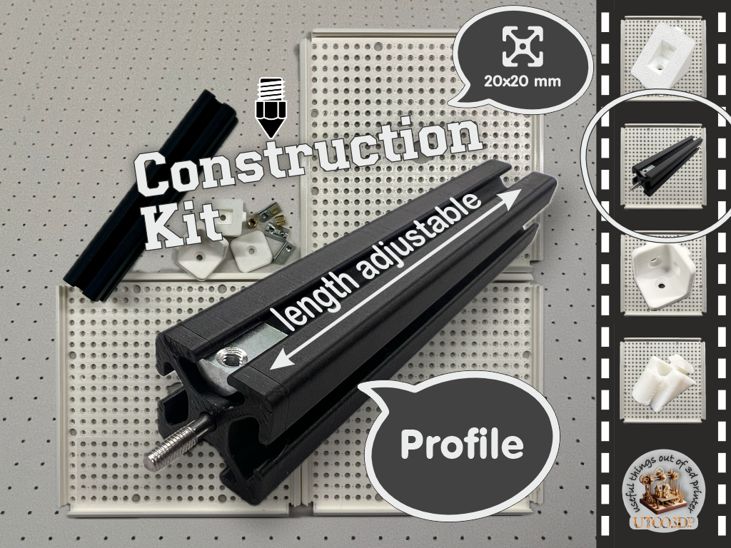 UTOO3DP Construction Kit - Profil Länge anpassbar