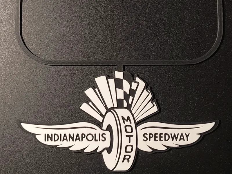 Indianapolis (Oval + RC) Track Map Wall Art