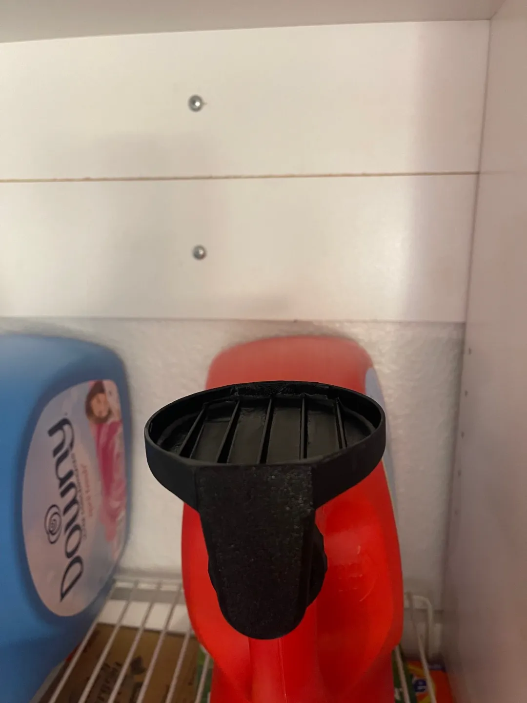 Laundry Detergent Cup Drain / Holder view 2