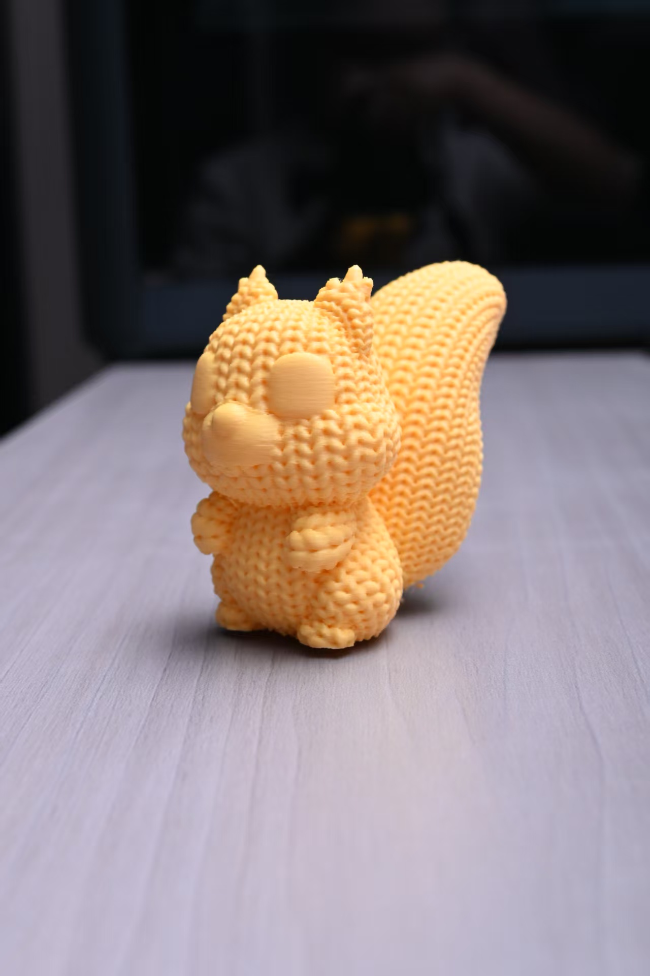 Miniatura 2 do modelo 3D 针织小松鼠 