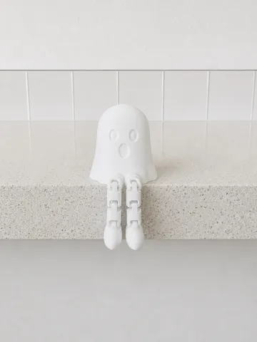 Estante o repisa: Articulated Ghost Flexi Leggy Shelf Sitter Toy — vista de referencia 5