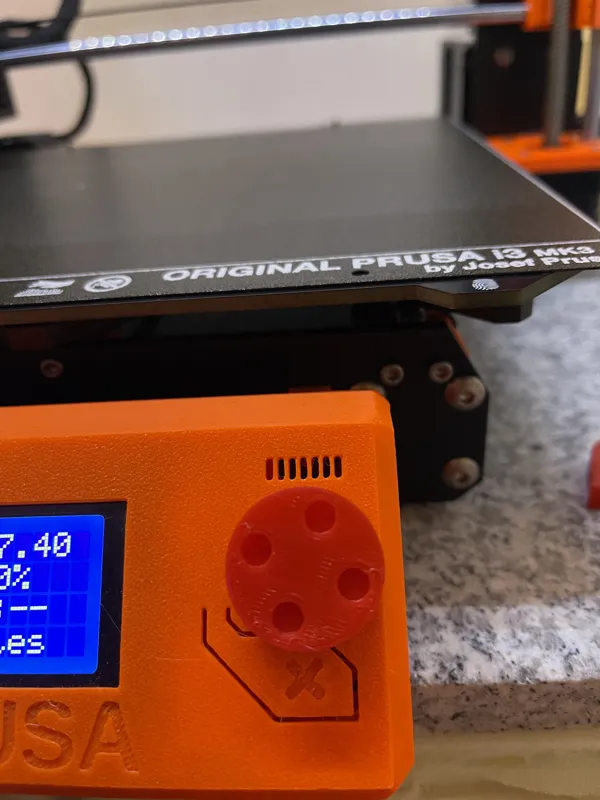 Button LCD Knop