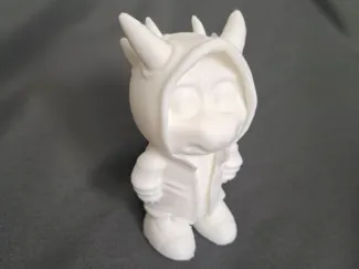 Dragon wearing hoodie