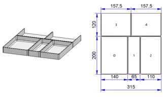 Storage for Ikea Shelf