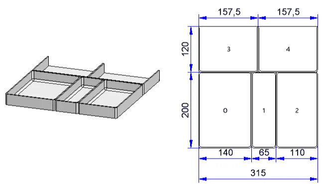 Storage for Ikea Shelf