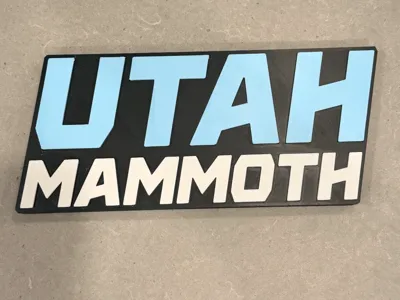 Utah Mammoth Stacked Text - NO AMS