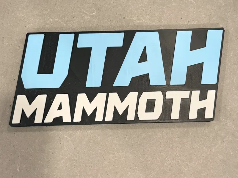 Utah Mammoth Stacked Text - NO AMS