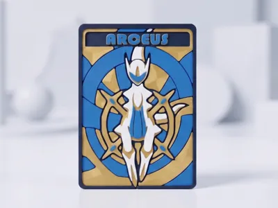 Pokemon Art Card #0493 - Arceus v4.0