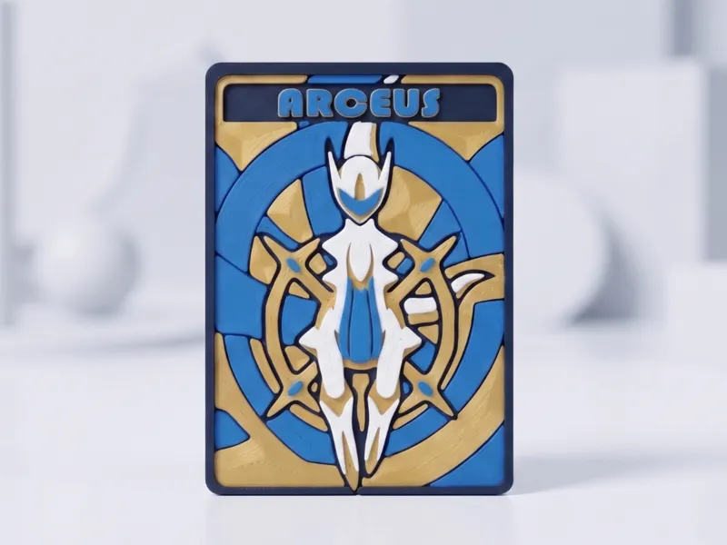 Pokemon Art Card #0493 - Arceus v4.0