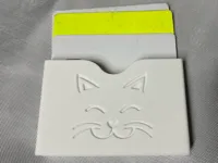 Porte-cartes avec visage de chat — photo 1