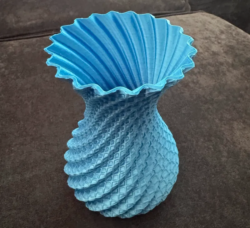 Complex Web Vase