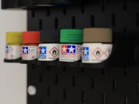 Support peintures acryliques Tamiya 10 ml pour panneau Ikea Skadis — photo 2
