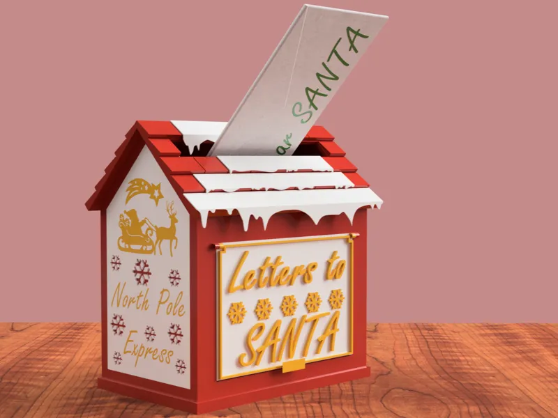 Cassetta della posta di Babbo Natale
