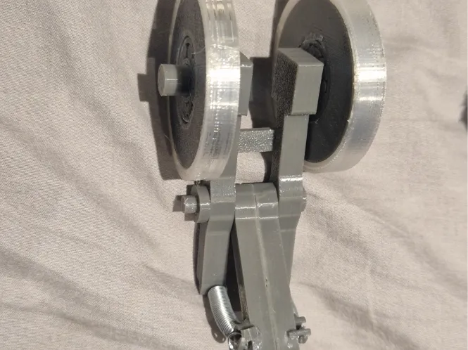 landing gear with suspension for RC aircraft