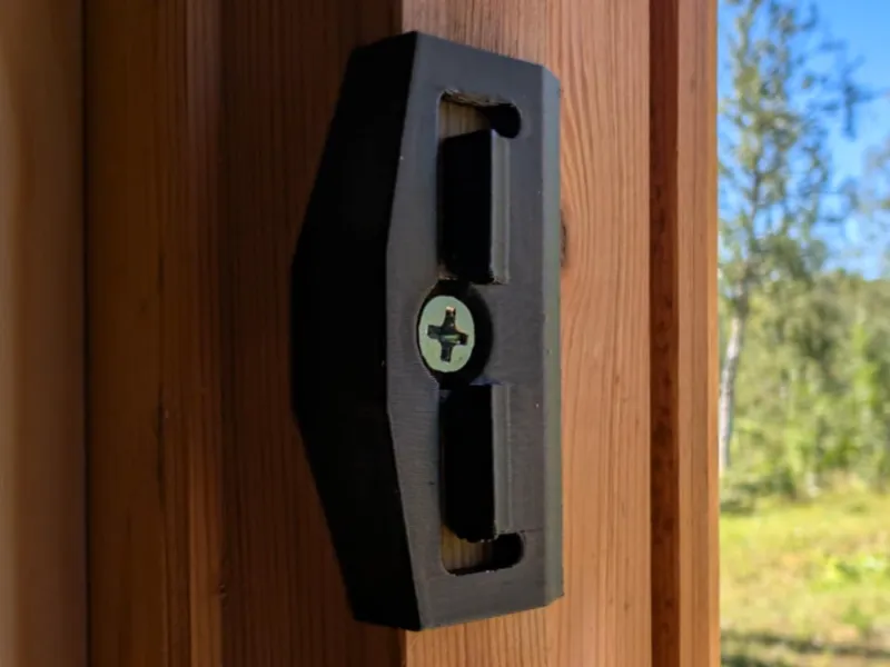 Window catch for locking window in place