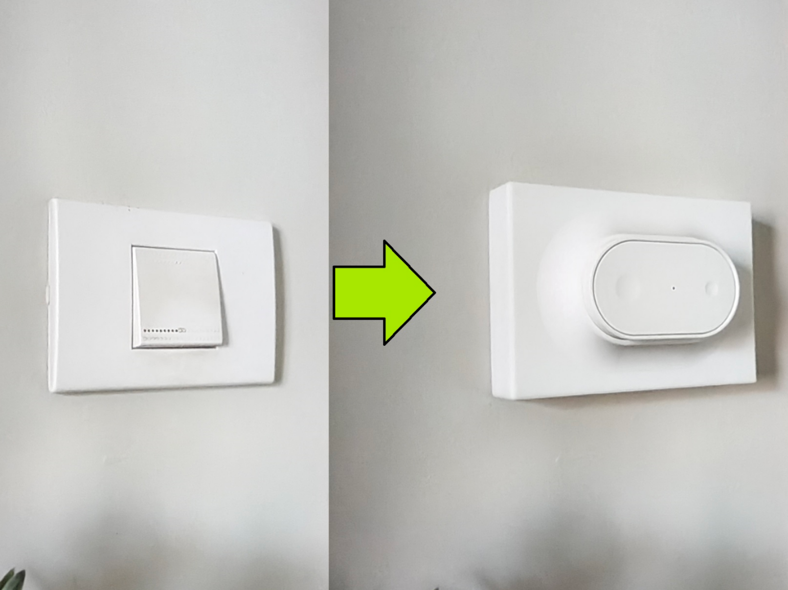 IKEA BILRESA wall mount light switch adapter