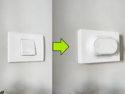 IKEA BILRESA wall mount light switch adapter
