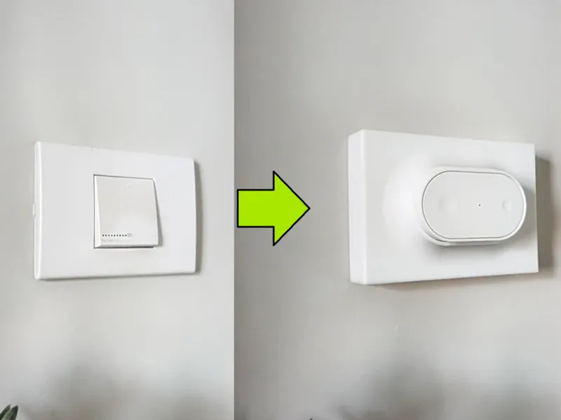 IKEA BILRESA wall mount light switch adapter