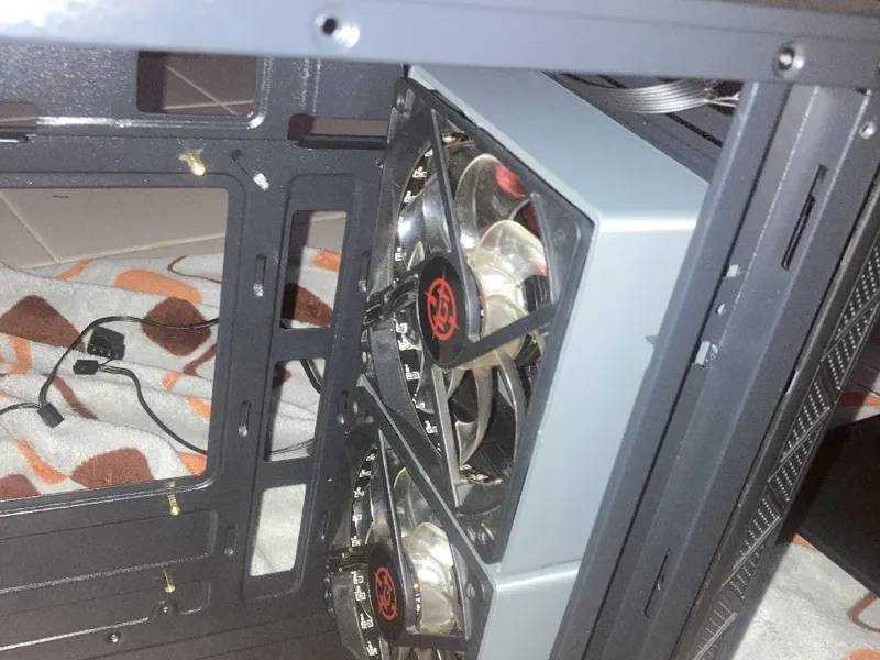 Dual 120mm Fan Mount Adapter for Single Slot