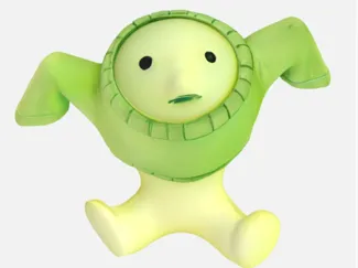 Süßes Hoodie-Männchen – Minimalistische Deko-Figur