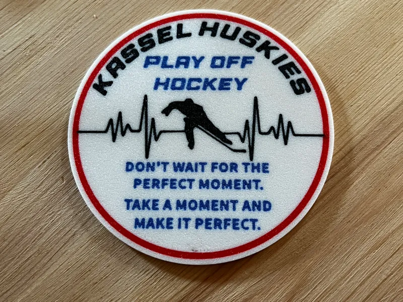 EC Kassel Huskies Play Off Untersetzer