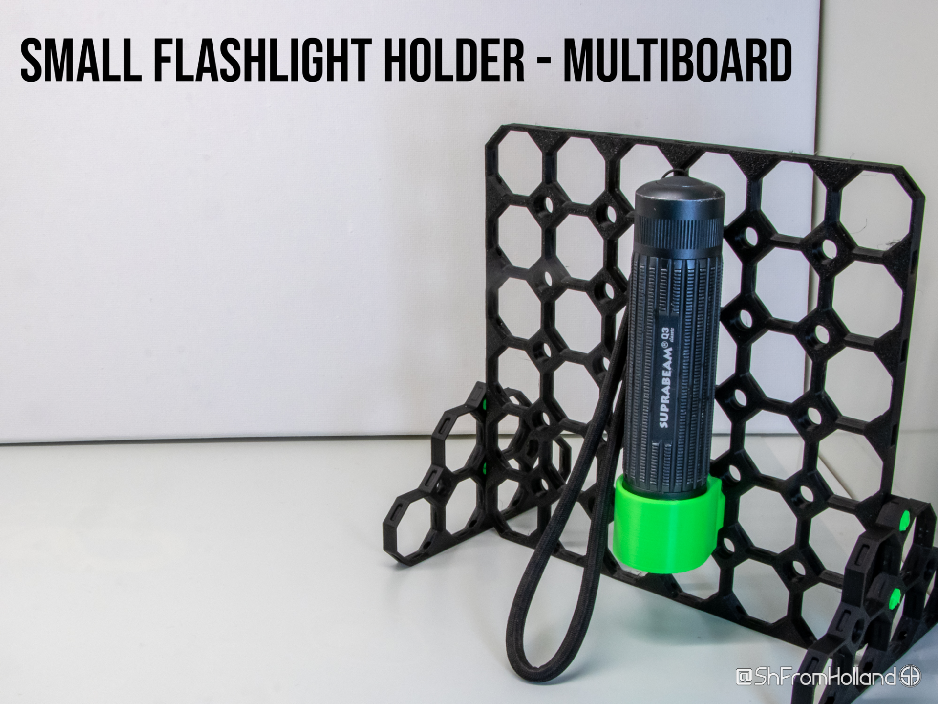 Small flashlight holder - Multiboard
