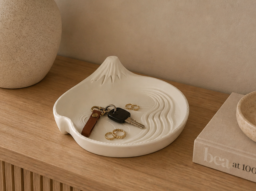 Mountain Zen Catchall Tray Calm & Natural Elegance