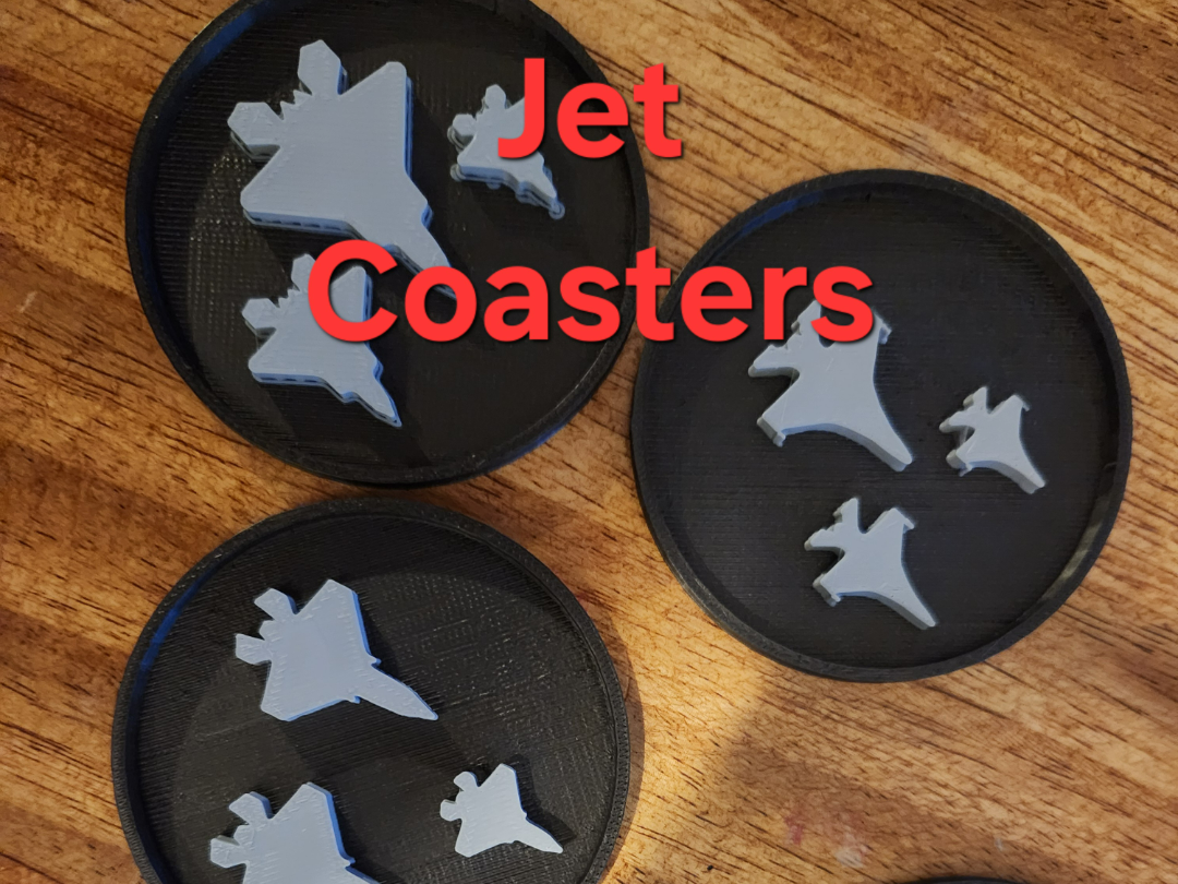 Fighter Jet Coasters