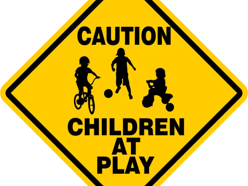 Caution Children At Play Sign