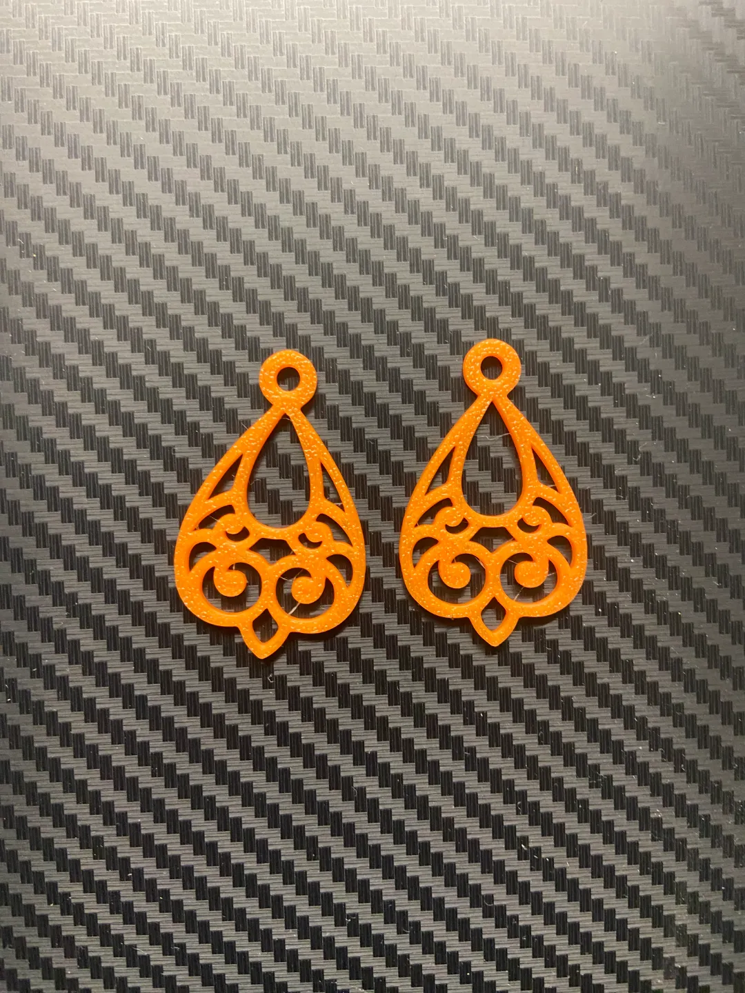 Modern earrings view 2