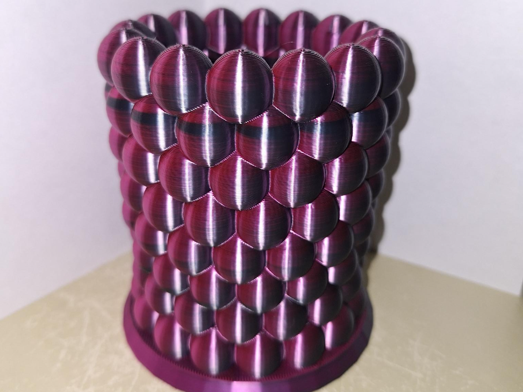 Stylized Small Ball Vase / Pen Holder