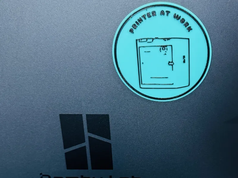 'Printer at Work' Sign (P1S)