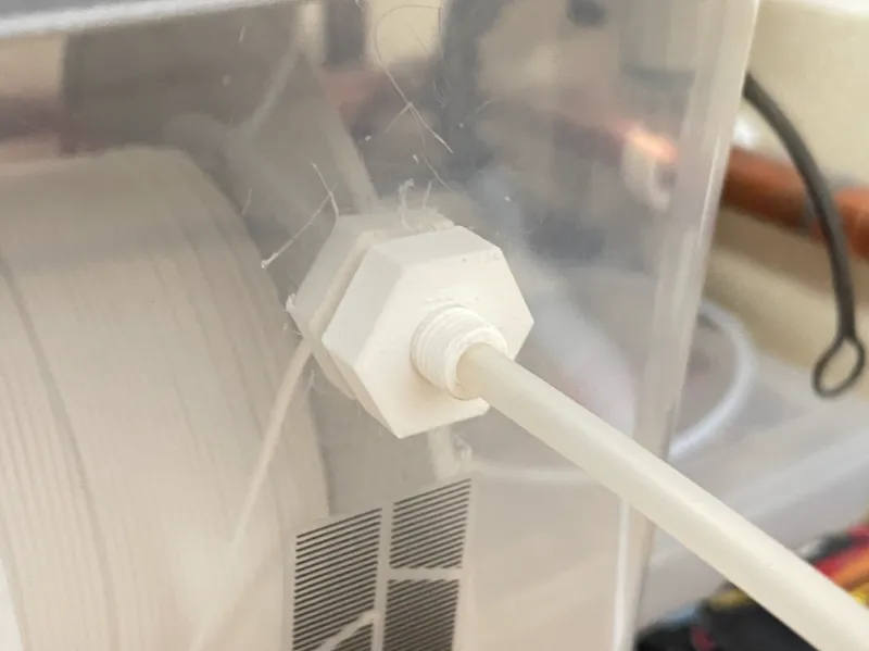 dry box adaptor for PTFE tube