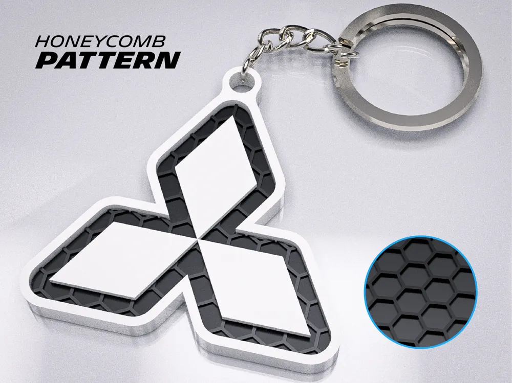 Mitsubishi Keychain