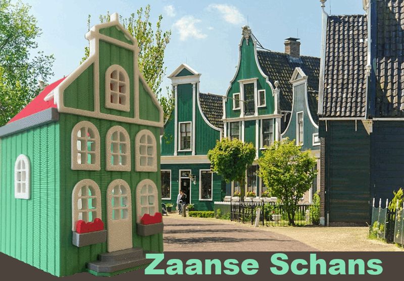 Zaanse Schans LED Tea Light House