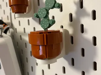IKEA Skadis - LEGO_Tiny Plants stand "big"