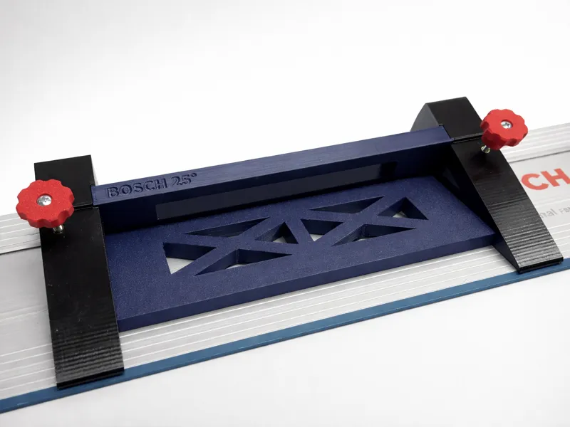 Bosch track saw 25 degree Jig +45° angle up to 70