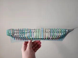 Brig BattleShip Skeleton – Pirate-Style Model Base