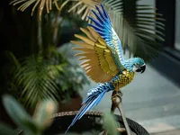 Blue&Yellow Macaw - Body - 256mm plate