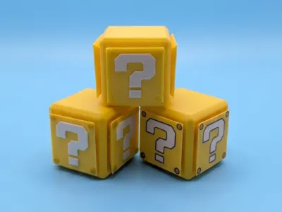 Super Mario - Question Mark Block - Fidget Clicker
