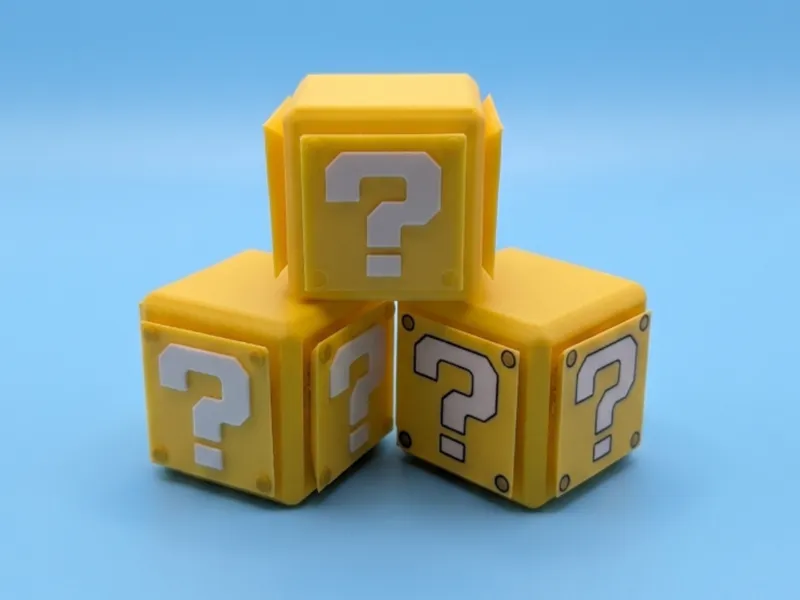 Super Mario - Question Mark Block - Fidget Clicker