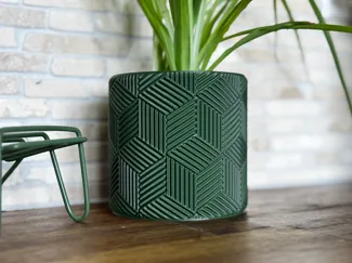 Cubes (+) Planter - Vase Mode (pronounced pattern)