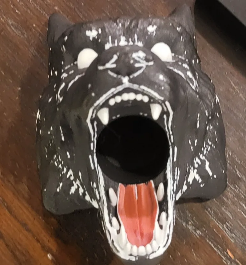Mystical Dark Wolf Pencil/Pen Holder
