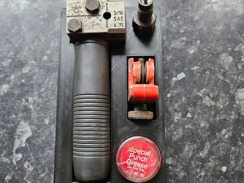 Brake Pipe Flare Tool Gridfinity Holder