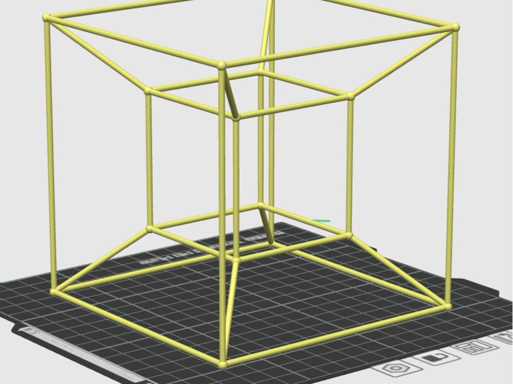 Parametric Tesseract - Aka 4D square, cube