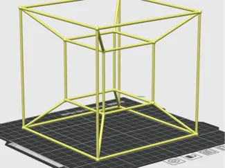 Parametric Tesseract - Aka 4D square, cube