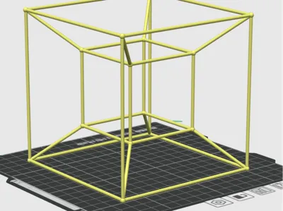 Parametric Tesseract - Aka 4D square, cube