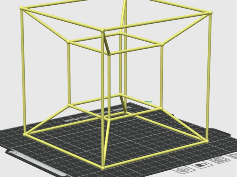 Parametric Tesseract - Aka 4D square, cube