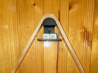 Pool Rack Holder with Chalk Holder