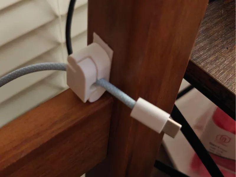 Cable Organizer/Clip (Print in Place, no hardware)